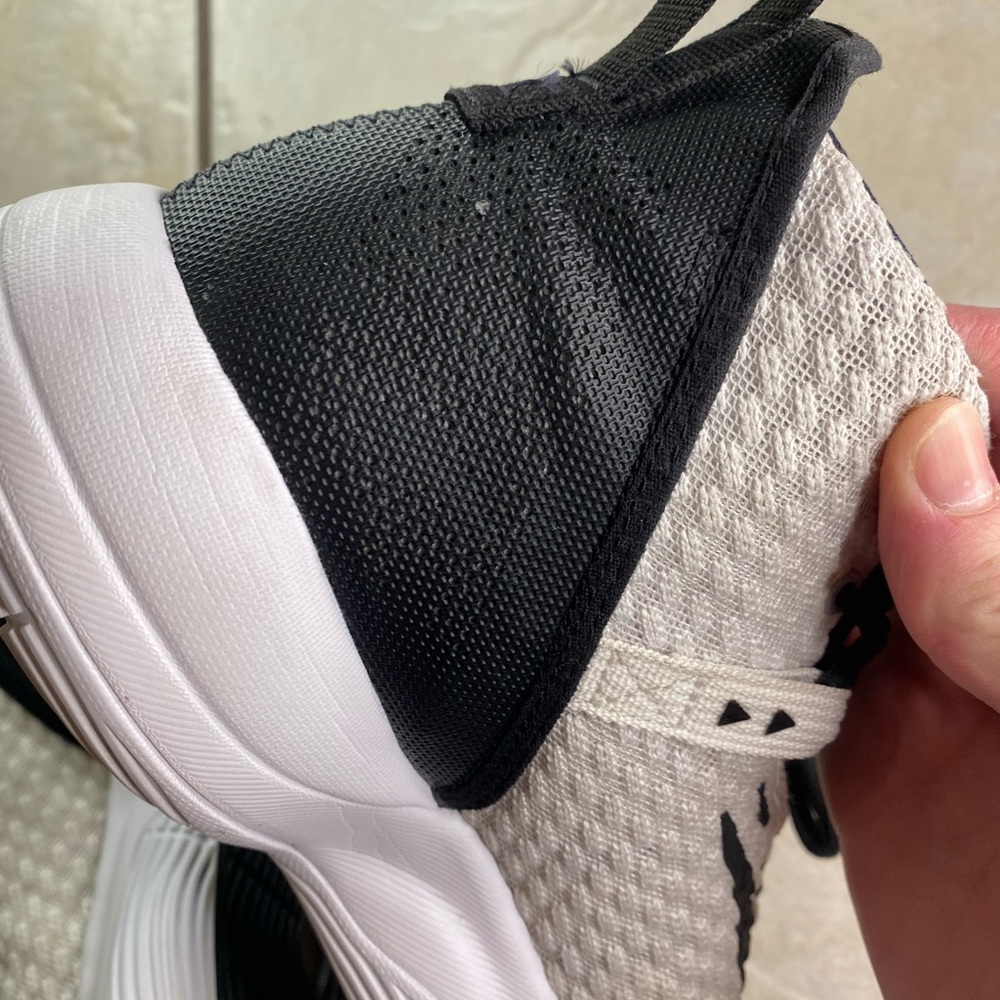 Nike Zoom Rize TB Team Basketball Shoes White Black BQ5468-100 Mens Size 7 - Picture 9 of 9